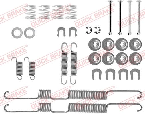 QUICK BRAKE Piederumu komplekts, Bremžu loki 105-0698